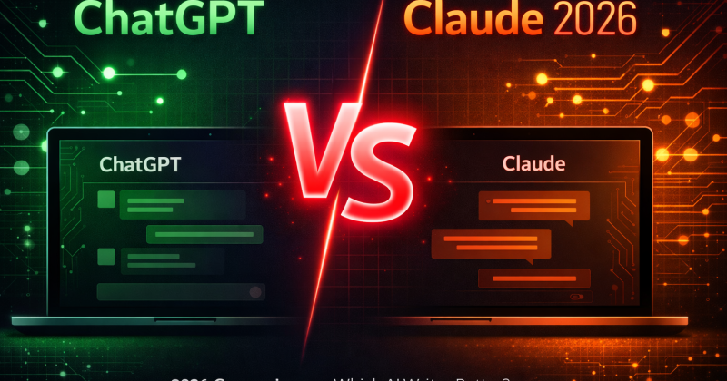 ChatGPT vs Claude 2026 AI writing tools comparison image